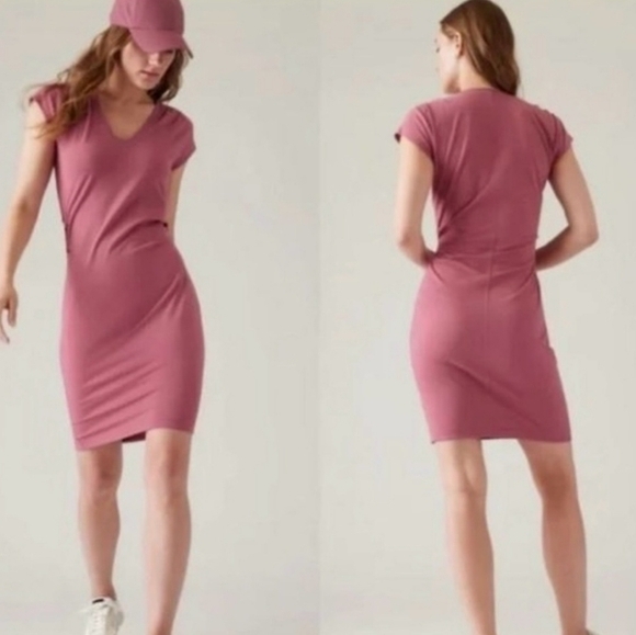 ATHLETA EFFORTLESS‎ TEE DRESS S - Picture 8 of 8
